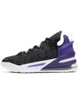 画像1: Lebron 18  Lakers Black/Metallic Gold/Purple/White CQ9284-004 Nike ナイキ シューズ  レブロン ジェームス【海外限定】 (1)