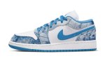 画像1: Air Jordan 1 Low GS Washed Denim DM8947-100 Jordan ジョーダン デニム シューズ   【海外取寄】【GS】キッズ (1)