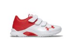 画像1: UA Kids Trainer Wide White/Red 3025679-101 UnderArmour アンダーアーマー シューズ  【GS】キッズ (1)