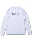 画像1: RAINCAMO18 LOGO L/S SPORTS TEE Wht 218-009005 WH AKTR アクター ロング　Tシャツ ウエア 秋冬物 【MEN'S】 (1)