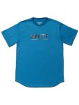 画像1: RIPPLE FLOW LOGO TEE BLUE 119-005005 BL AKTR アクター Tシャツ ウエア  【MEN'S】 (1)