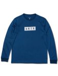 画像1: B.BALL TEXTURE CAMO LOGO L/S TEE NAVY 220-014005 NV AKTR アクター ロング　Tシャツ ウエア 秋冬物 【MEN'S】 (1)