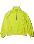 画像1: SWEAT HALF ZIP TOP YELLOW 220-017010 YL AKTR アクター スウェット アウトウエア ウエア  【MEN'S】 (1)