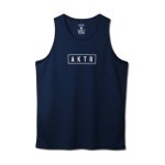 画像1: AKTR LOGO TANK NAVY 221-001001 NV AKTR アクター ノースリーブ タンクトップ ウエア  【MEN'S】 (1)