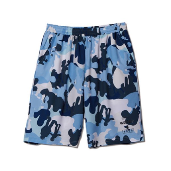 MOB CHARACTER CAMO SHORTS eyewater Blu 122-110005 BL AKTR アクター Shorts ショーツ  バスパン ウエア 【MEN'S】