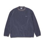 画像1: PULLOVER L/S SHOOTING SHIRTS L-BLUE 122-020010 LBL AKTR アクター ロング　Tシャツ ウエア 秋冬物 【MEN'S】【SALE商品】 (1)