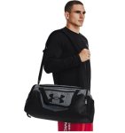 画像1: UA 5.0 DUFFLE S Gray 1369222-012 DFLBG UnderArmour アンダーアーマー ダッフル バッグ (1)