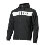 画像1: UA SPORTS STYLE WIND BREAKER Black 1365505-001 UnderArmour アンダーアーマー ウインドブレーカー  ジャケット アウトウエア ウエア 秋冬物 【MEN'S】 (1)