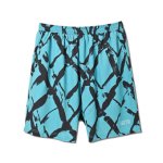 画像1: NETTING SHORT WIDE PANTS BLUE 123-003002 BL AKTR アクター Shorts ショーツ バスパン ウエア  【MEN'S】 (1)