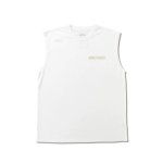 画像1: UNCAGED SLEEVELESS SPORTS TEE WHITE 223-060005 WH AKTR アクター Tシャツ ウエア  【MEN'S】 (1)