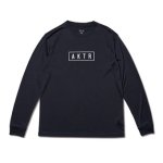 画像1: BASIC AKTR LOGO L/S SPORTS TEE BLACK 523-017005 BK AKTR アクター ロング　Tシャツ ウエア 秋冬物 【MEN'S】 (1)