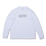 画像1: BASIC AKTR LOGO L/S SPORTS TEE WHITE 523-018005 WH AKTR アクター ロング　Tシャツ ウエア 秋冬物 【MEN'S】 (1)