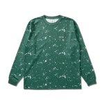 画像1: SPLASH E.B. L/S SPORTS TEE GREEN 223-012005 GR AKTR アクター ロング　Tシャツ ウエア 秋冬物 【MEN'S】【SALE商品】 (1)