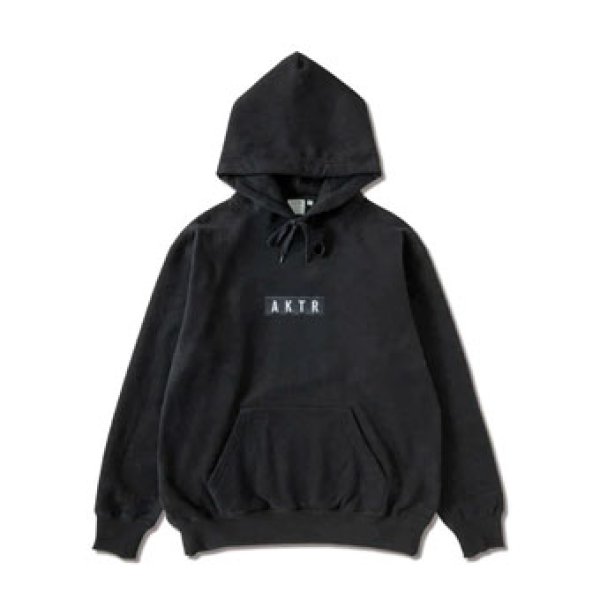 LOGO SWEAT PULLOVER HOODIE BLACK 223-018010 BK AKTR アクター