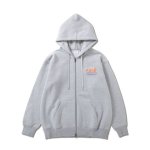 画像1: AEROSTEAM PHOTO SWEAT ZIP HOODIE GRAY 223-020010 GY AKTR アクター パーカー アウトウエア ウエア 秋冬物 【MEN'S】 (1)