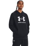 画像1: UA Rival Fleece Logo Hoodie Black 1379758-001 UnderArmour アンダーアーマー パーカー アウトウエア ウエア 秋冬物 【MEN'S】 (1)