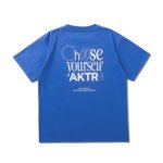 画像1: WMNS FEEL FREE S/S COTTON TEE BLUE 124-041005 BL AKTR アクター Tシャツ ウエア  【WOMEN'S】アパレル (1)