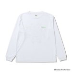 画像1: ATOMxAKTR POLY L/S TEE  WHITE 124-052005 WH AKTR アクター ロング　Tシャツ ウエア 秋冬物 【MEN'S】 (1)