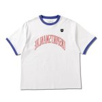 画像1: SPORTSMANLIKE RINGER TEE WHITE 224-034005 WH AKTR アクター Tシャツ ウエア  【MEN'S】 (1)