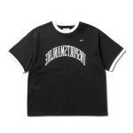 画像1: SPORTSMANLIKE RINGER TEE BLACK 224-034005 BK AKTR アクター Tシャツ ウエア  【MEN'S】 (1)