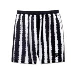 画像1: REFEREE STRIPE 5.5-INCH SHORT WIDE PANTS WHITExBLACK 224-036002 WHxBK AKTR アクター Shorts ショーツ バスパン ウエア  【MEN'S】 (1)