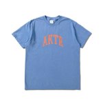 画像1: TW COLLEGE LOGO COTTON TEE BLUE 824-010005 BL AKTR アクター Tシャツ ウエア  【MEN'S】 (1)