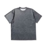 画像1: MOCK GARMENT DYED LOOSE FIT SPORTS TEE BLACK 224-001005 BK AKTR アクター Tシャツ ウエア  【MEN'S】 (1)