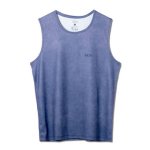 画像1: MOCK GARMENT DYED SLEEVELESS SPORTS TEE BLUE 224-002005 BL AKTR アクター ノースリーブ タンクトップ ウエア  【MEN'S】 (1)