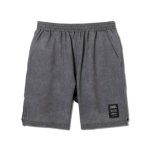 画像1: MOCK GARMENT DYED 6.5-INCH ACTIVE SHORTS BLACK 224-003002 BK AKTR アクター Shorts ショーツ バスパン ウエア  【MEN'S】 (1)