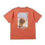 画像1: HALFTONE PHOTO TEE ORANGE 224-004005 OR AKTR アクター Tシャツ ウエア  【MEN'S】 (1)