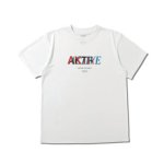 画像1: HALFTONE ACTIVE SPORTS TEE WHITE 224-005005 WH AKTR アクター Tシャツ ウエア  【MEN'S】 (1)