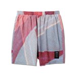 画像1: HALFTONE 5.5-INCH SHORT WIDE PANTS RED 224-006002 RD AKTR アクター Shorts ショーツ バスパン ウエア  【MEN'S】 (1)