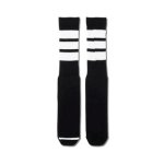 画像1: MONSTER SOCKS BLACKxWHITE 224-007021 BKxWH CREWソックス AKTR アクター ソックス (1)