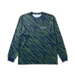 画像1: BEAST CAMO AKT LOCAL LOOSE FIT L/S SPORTS TEE GREEN 224-016005 GR AKTR アクター ロング　Tシャツ ウエア 秋冬物 【MEN'S】 (1)