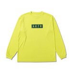 画像1: BEAST CAMO BOX LOGO L/S SPORTS TEE LIME 224-017005 LM AKTR アクター ロング　Tシャツ ウエア 秋冬物 【MEN'S】 (1)