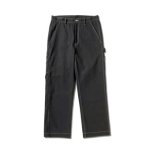 画像1: CARPENTER PANTS BLACK 224-019020 BK AKTR アクター Pants パンツ ウエア 秋冬物 【MEN'S】 (1)