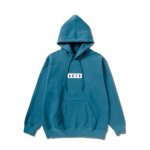 画像1: AKTR LOGO SWEAT PULLOVER HOODIE BLUE 224-027010 BL AKTR アクター パーカー アウトウエア ウエア 秋冬物 【MEN'S】 (1)