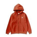 画像1: CLASSIC AKTR LOGO SWEAT ZIP HOODIE RED 224-028010 RD AKTR アクター パーカー アウトウエア ウエア 秋冬物 【MEN'S】 (1)