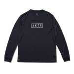 画像1: BASIC AKTR LOGO L/S SPORTS TEE BLACK 524-005005 BK AKTR アクター ロング　Tシャツ ウエア 秋冬物 【MEN'S】 (1)