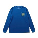 画像1: FEEL FREE L/S SPORTS TEE BLUE 124-045005 BL AKTR アクター ロング　Tシャツ ウエア 秋冬物 【MEN'S】 (1)