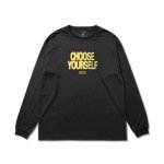 画像1: YIN-YANG L/S SPORTS TEE BLACK 224-101005 BK AKTR アクター ロング　Tシャツ ウエア 秋冬物 【MEN'S】 (1)