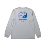 画像1: YIN-YANG L/S SPORTS TEE GRAY 224-101005 GY AKTR アクター ロング　Tシャツ ウエア 秋冬物 【MEN'S】 (1)