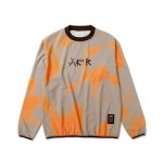 画像1: BORDERLESS PULLOVER SHOOTING SHIRTS GREIGE/ORANGE 125-001010 GExOR AKTR アクター Tシャツ ウエア  【MEN'S】 (1)