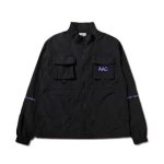 画像1: xSPORTY AAC LIGHT JACKET  BLACK 224-079010 BK AKTR アクター ジャケット アウトウエア ウエア 秋冬物 【MEN'S】 (1)