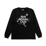 画像1: xSPORTY AAC GRAPHIC COTTON L/S TEE BLACK 224-075005 BK AKTR アクター ロング　Tシャツ ウエア 秋冬物 【MEN'S】 (1)