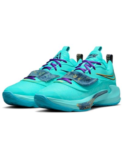 画像1: Zoom Freak 3 D.Turquoise/Melon Tint/Thunder Blu/Blk DA0695-400 Nike ナイキ フリーク　ヤニス シューズ   【海外取寄】