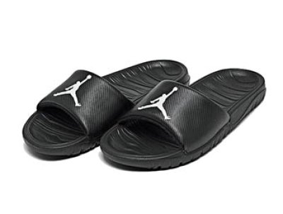 画像1: Kids'  Jordan Break Slide Sandals Blk/White CD5472-010 Jordan ジョーダン シューズ   【海外取寄】【GS】キッズ