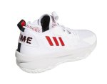 画像2: Dame 8 White/Red GY0384 Adidas アデイダス デイミアン・リラード シューズ   【海外取寄】 (2)