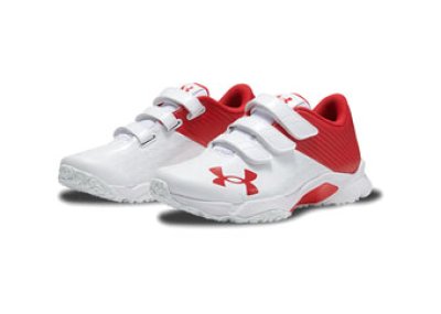 画像1: UA Kids Trainer Wide White/Red 3025679-101 UnderArmour アンダーアーマー シューズ  【GS】キッズ