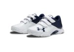 画像2: UA Kids Trainer Wide White/Navy 3025679-102 UnderArmour アンダーアーマー シューズ  【GS】キッズ (2)